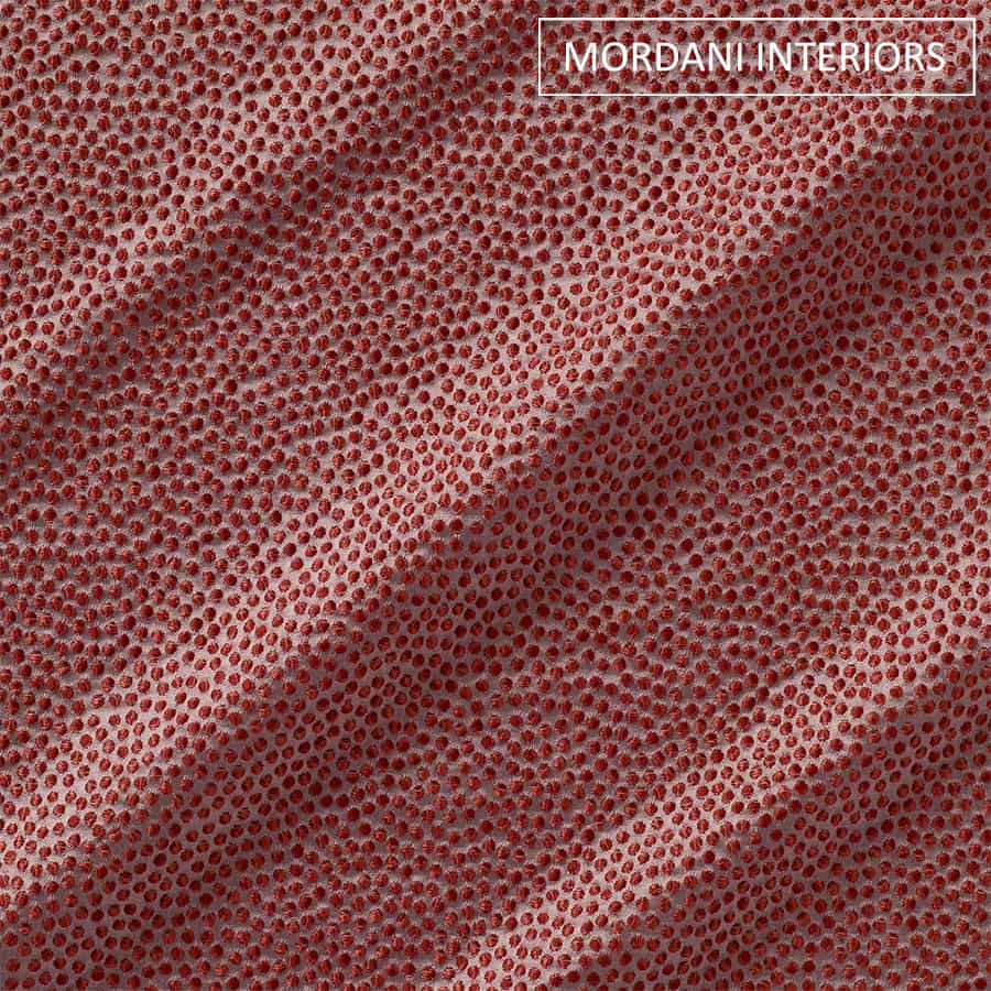 Cherry Red  Chenille Upholstery